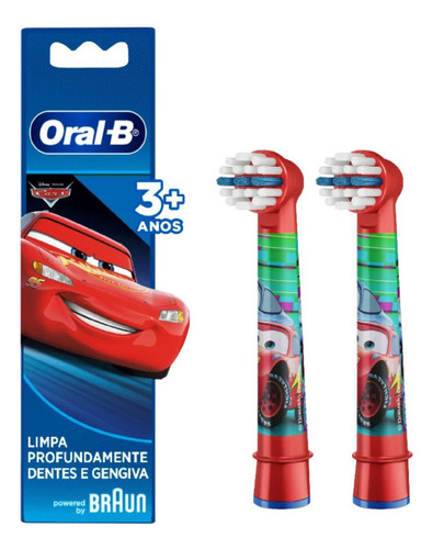 Oral B Repuesto Para Cepillo Dental Eléctrico Cars 2 Unid