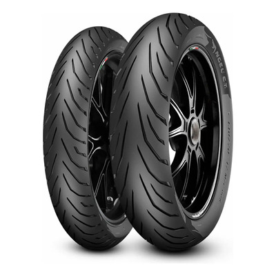 Set De Llantas 100\u002F80-17 Y 130\u002F70-17 Pirelli Angel City | Meses sin interés