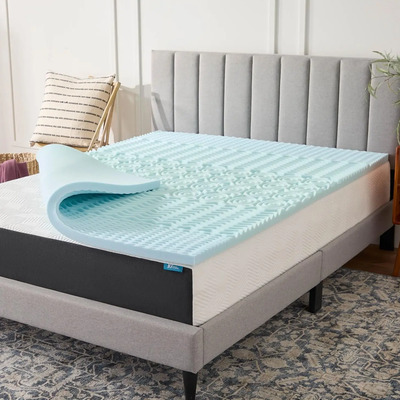 Colchoneta Memory Foam Con Gel Sobrecolchón - 5 Zonas De 5cm | Meses sin interés