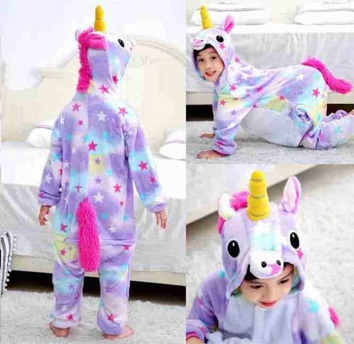 Pijama Enterito Disfraz Unicornio Niños