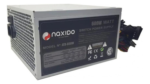 Fuente Alimentación Pc 600w Naxido