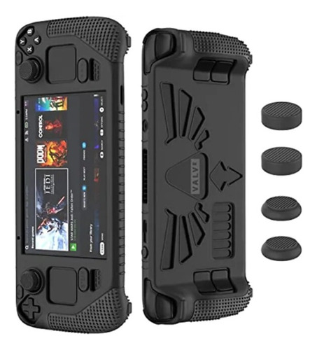 Pack De Accesorios Steam Deck - Funda + 2 Micas + Grips