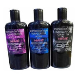 Pack 3 Shampoo Matizador Violeta / Grafito / Azul 390ml