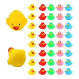 Patitos De Hule Para Bañera Chillones Colores Pato 10 Pzs