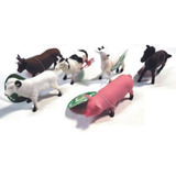 Animales De Granja De Goma Soft Medianos De 13 A 18cm Cabra