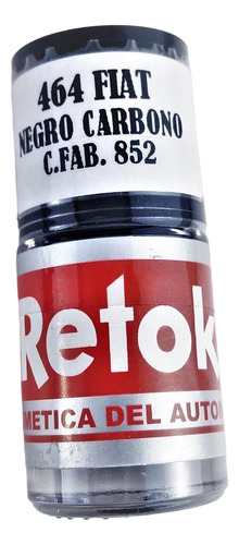 Pintura Retok Fiat Negro Carbono Cod. De Fab. 852