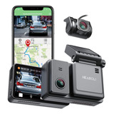 Heaboli 4k Dual Dash Cam Delantera Y Trasera, Wi-fi Gps, Das