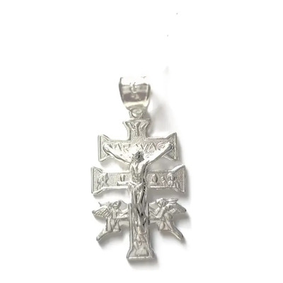 Dije Cruz De Caravaca Grande De Plata Ley 925  | Meses sin interés