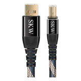 Skw Audiophiles - Cable De Impresora Usb A A Usb B De Alta V