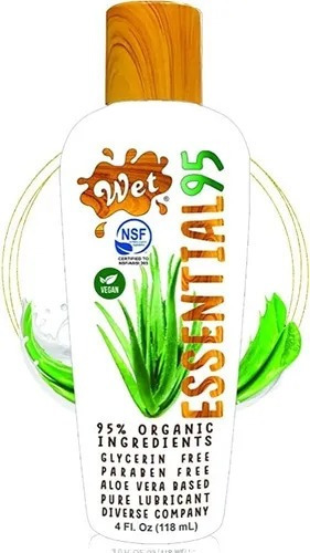 Lubricante Organico Aloe Vera Wet Essential Femenino 4 Oz