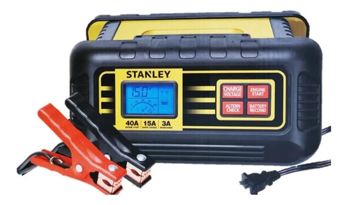 Cargador De Batería Carro Stanley 15 Amp 110v - 12v
