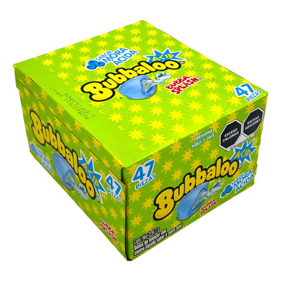 Chicle Bubbaloo Mora Acida Goma De Mascar 47 Pz Dulce | MercadoLibre