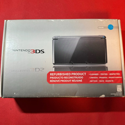 Consola Nintendo 3ds Aqua Blue Refurbished En Caja Original