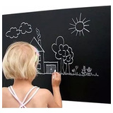 Adesivo Infantil Parede Lousa Quadro Negro 5mx1,22m + Giz