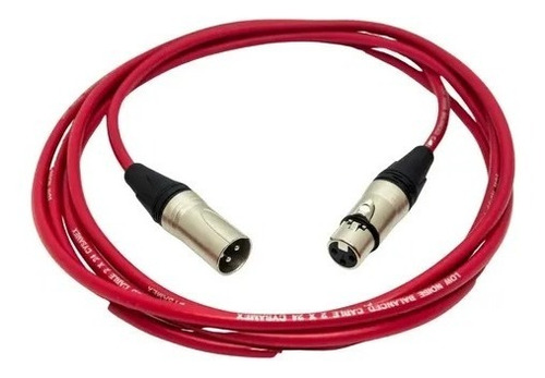 Cable Xlr Audio De 6 Metros Balanceado