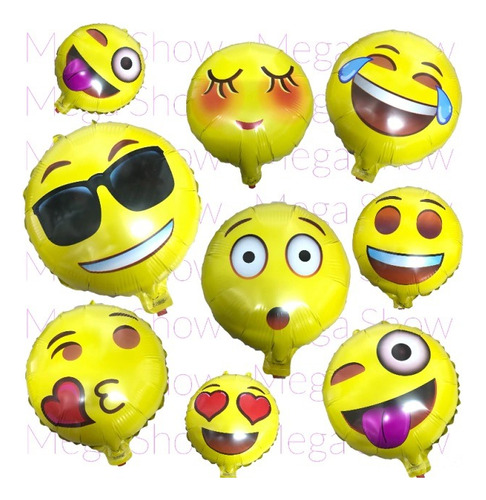 Globo Emoji 18'' - Pack X 10 Uni (531)