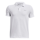 Polo De Rendimiento Ua Para Niño Blanco Under Armour