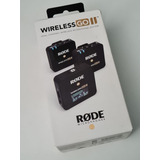 Microfone Compacto Sem Fio Rode Wireless Go Ii Com 2 Mic