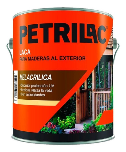 Petrilac Laca Melacrilica Madera Ext Int 4l Pint Yanina 