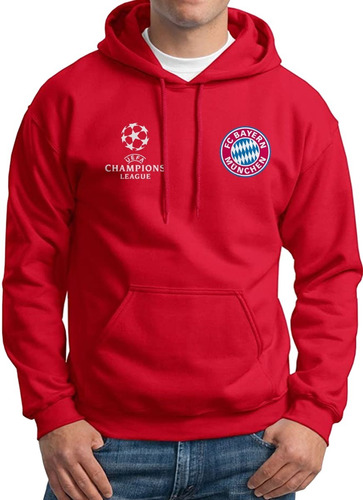 Buzo Saco Con Capota Deportivo Bayern Munich Fc Champions Le