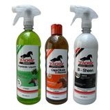 B-horse Kit3 Repelente B-sheen Shampoo Capa Diluida & Alazan