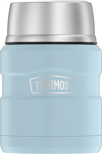 Tarro Para Comida Thermos Acero Inox , 473 Ml , Matte Blue