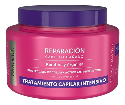 Biometik Tratamiento Capilar Reparación Keratina Y Arginina