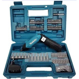 Destornillador Inalámbrico + 81 Accesorios + Maletín Makita