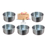  Moldes Altos Reposteria Mini Pastel Flan 16cm Set 10 Pzs 