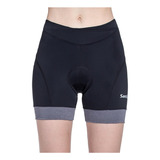 Santic - Pantalones Cortos De Ciclismo Para Mujer, Con Acol.