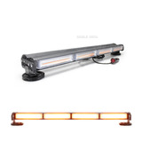 Torreta Profesional Barra Led Cob Doble Vista Ámbar 80w