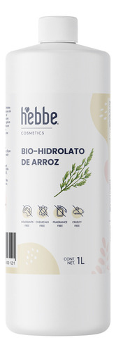 Hidrolato De Arroz Puro Hidrosol Organico Hidratante Anti-edad Especial Para Piel Sensible 100% Natural 1 L