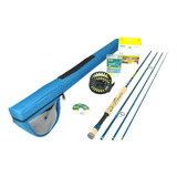 Combo Fly Mosca Caña Y Reel Redington Crosswater #8 Garantia