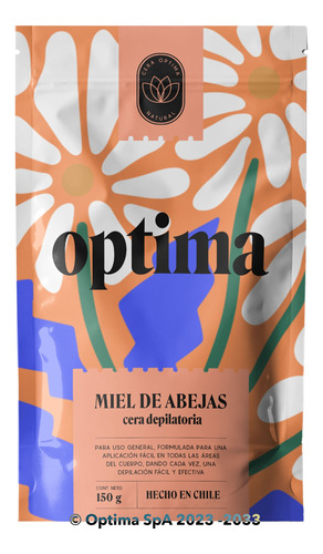 Cera Depilatoria Optima - Miel - 150g