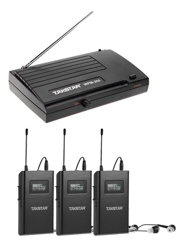 Takstar Wpm-200 Uhf - Sistema Inalámbrico Para Monitor (50 M