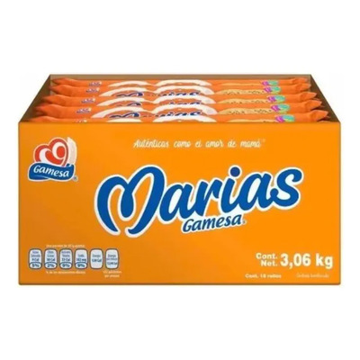 Galletas Marías Gamesa Con 18 Pzas De 170 G C\u002Fu | Envío gratis