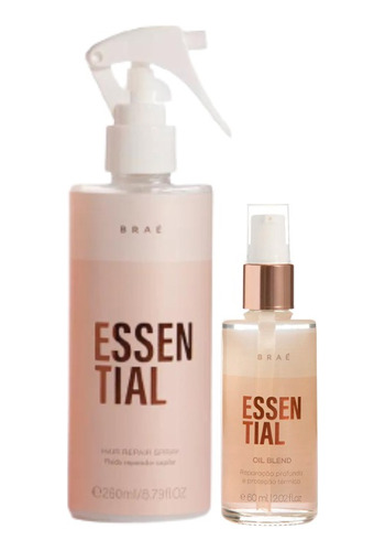 Kit Essential 260ml + Oil Blend 60ml - Braé = 2 Brindes