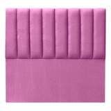 Respaldo Tubular Vertical 2 Plazas Lino Fucsia