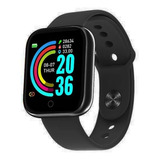 Smartwatch D20 Pro Sincronização Bluetooth Ios E Android Cor Da Caixa Preto Cor Da Pulseira Branco