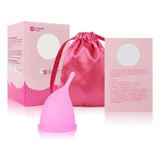 Copa Menstrual Certificada Fda 100 % Silicon Médico + Vaso