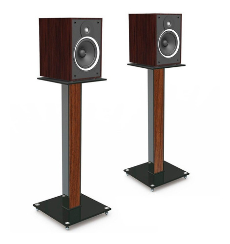 Pedestal Caixa Som Polk Bose Denon Pure Acoustics Bs03l-wd