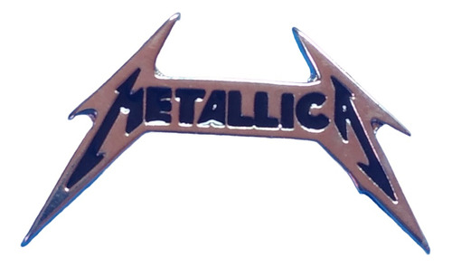 Metallica Prendedor Metálico Banda De Rock Tipo Pin Broche