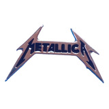 Metallica Prendedor Metálico Banda De Rock Tipo Pin Broche