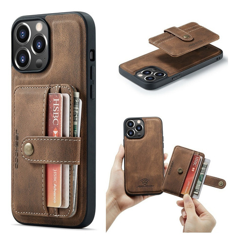 Funda Protectora Para iPhone Carcasa Celular Case Cartera