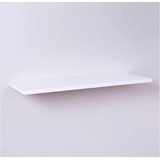 Prateleira Suspensa 40x25 Mdf 15mm Branco Com Suportes