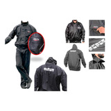 Conjunto Capa De Chuva Nylon Impermeável Motoqueiro Motoboy