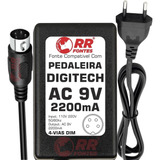 Fonte Ac 9v 2.2a 4 Vias Pra Pedaleira Digitech Rp6