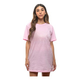 Remeron Vestido Corto Oversize Mujer Lisos Calidad Premium