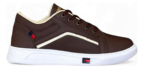 Tenis Hombre Zapato Casual Urbano Cómodo Suela Cosida  T01