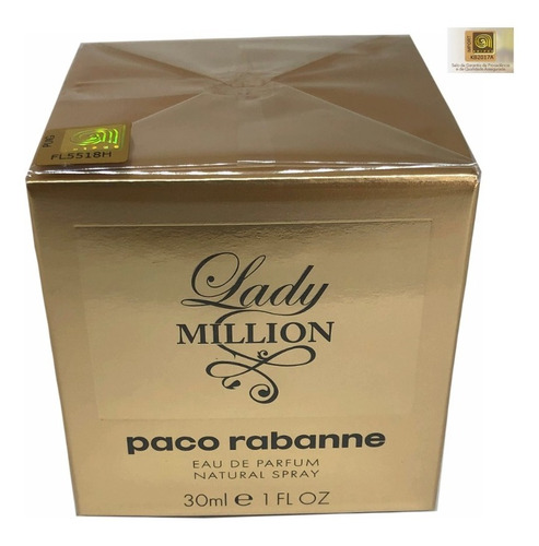 Perfume Lady Million Edp 30ml - Selo Adipec 